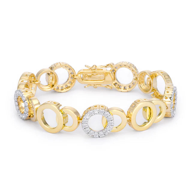 Circle Bijoux Two Tone Bracelet