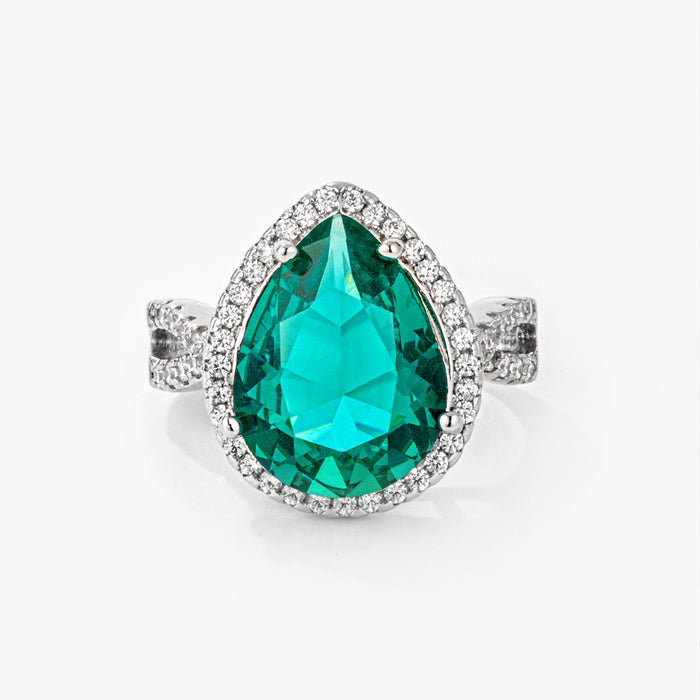 Laura Turquoise Classic Teardrop Ring